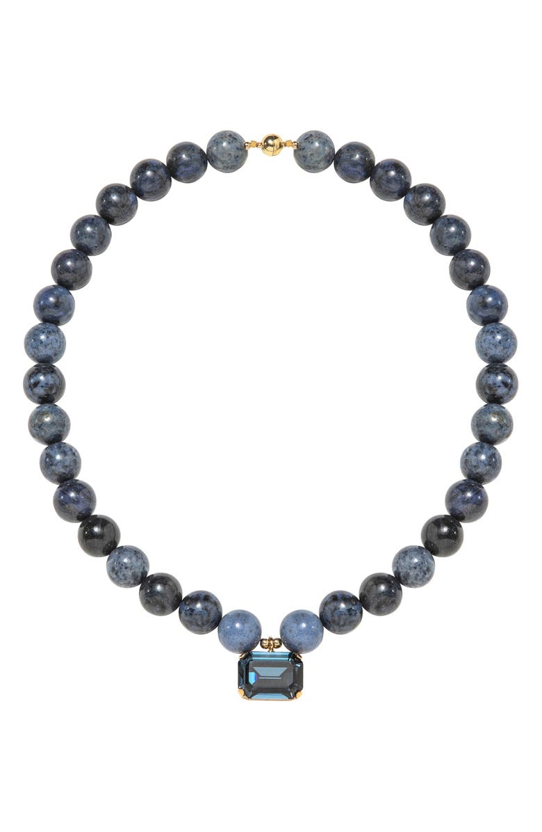 Jennifer Behr Sidonie Necklace, Main, color, Lapis