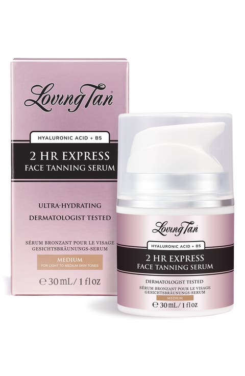 2 HR Express Face Tanning Serum - Medium