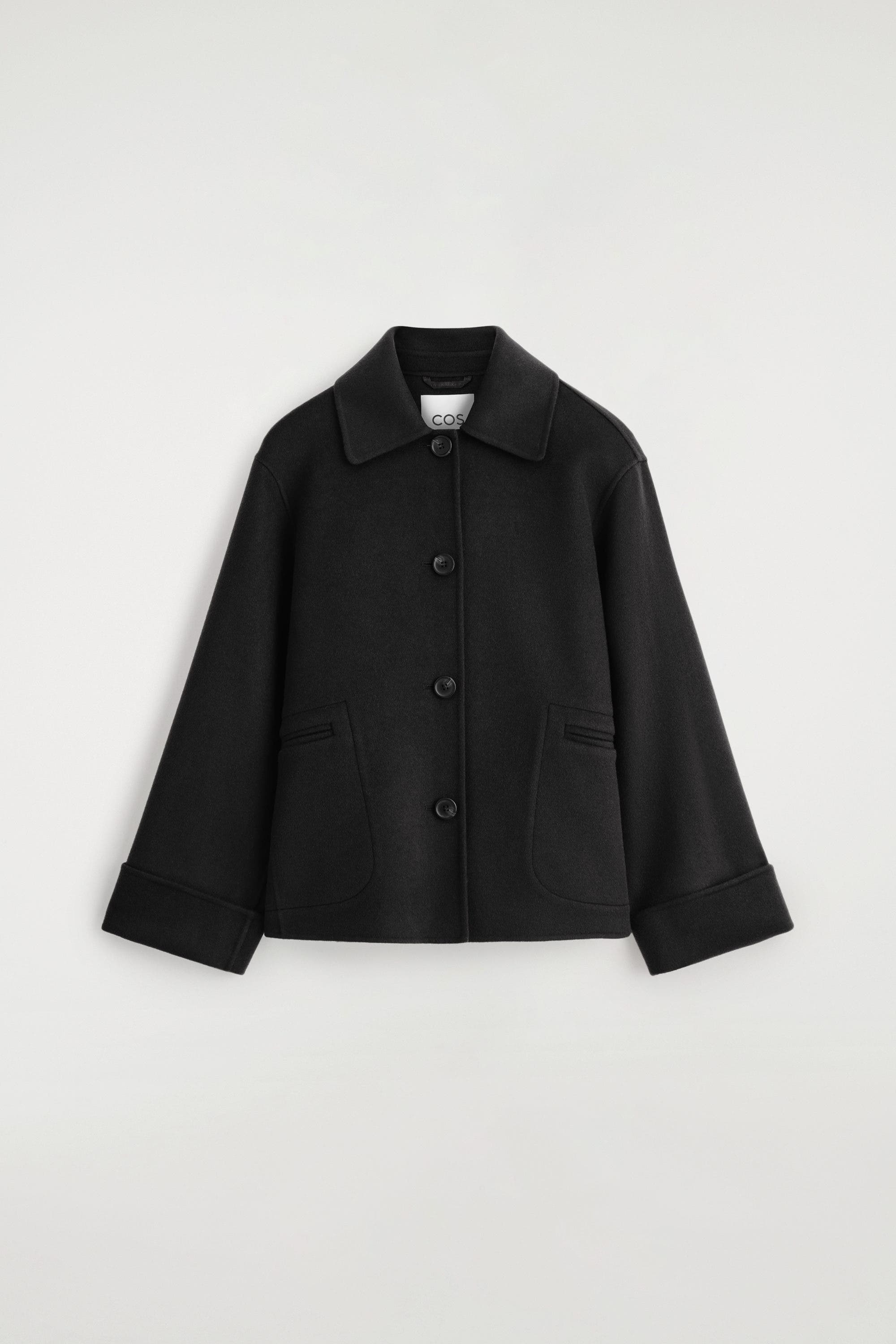 COS Double-Faced Wool Short Jacket (Women) | Nordstrom