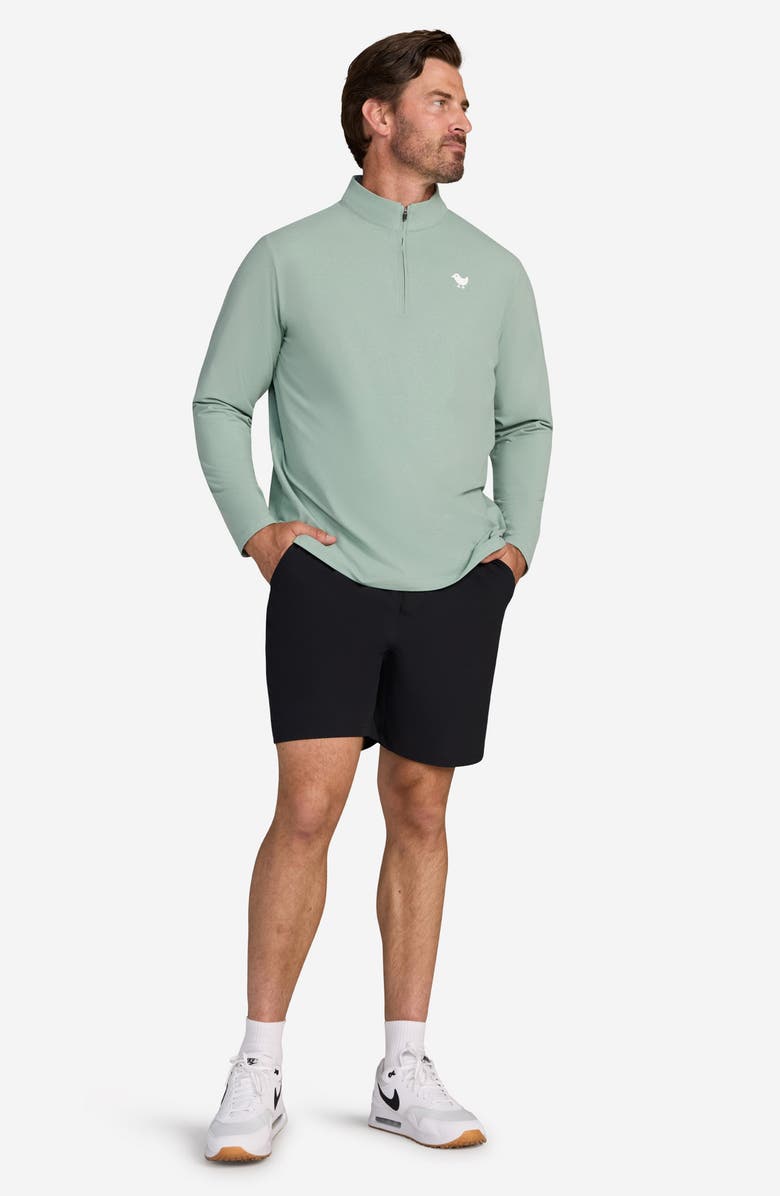Bad Birdie Quarter Zip Golf Pullover, Alternate, color, Washed Sage