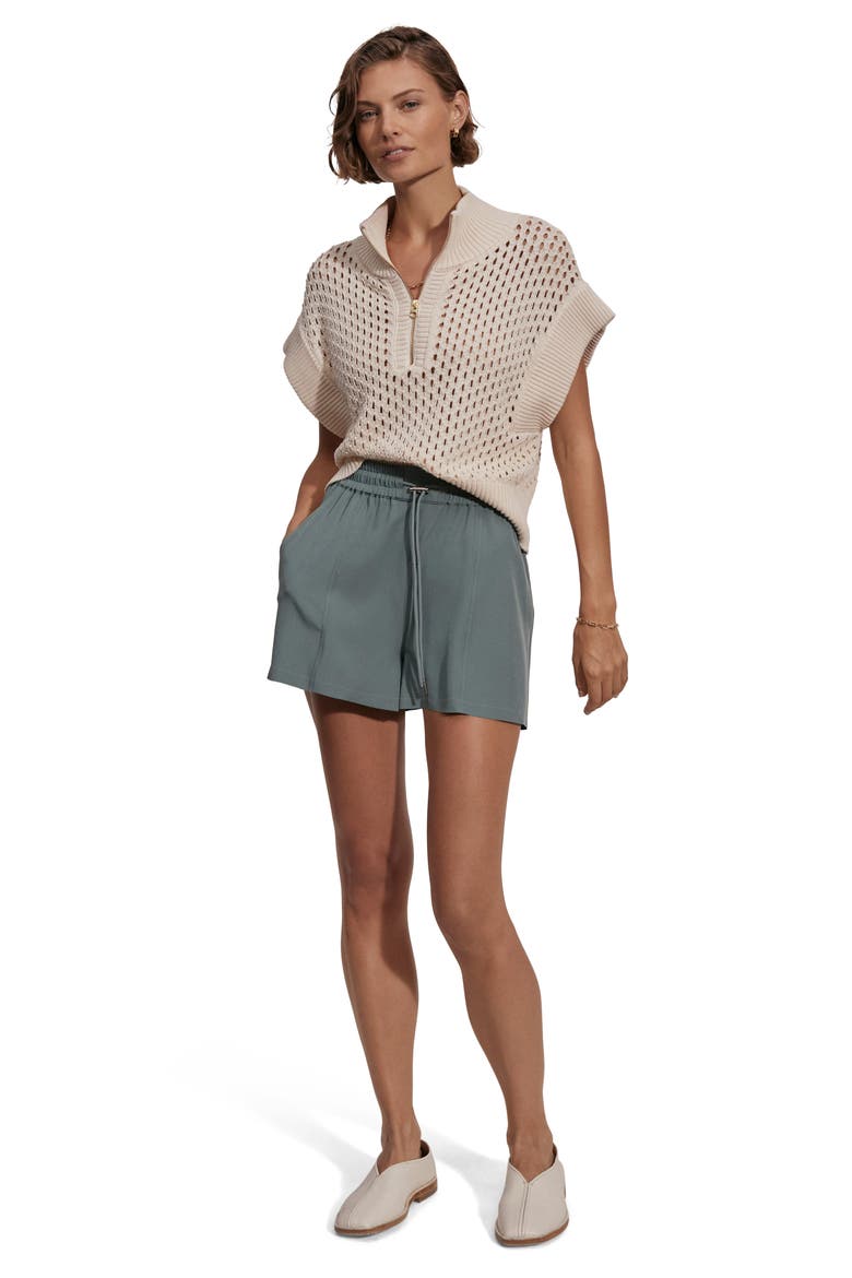 Barket Woven Shorts, Alternate, color, DARK FOREST