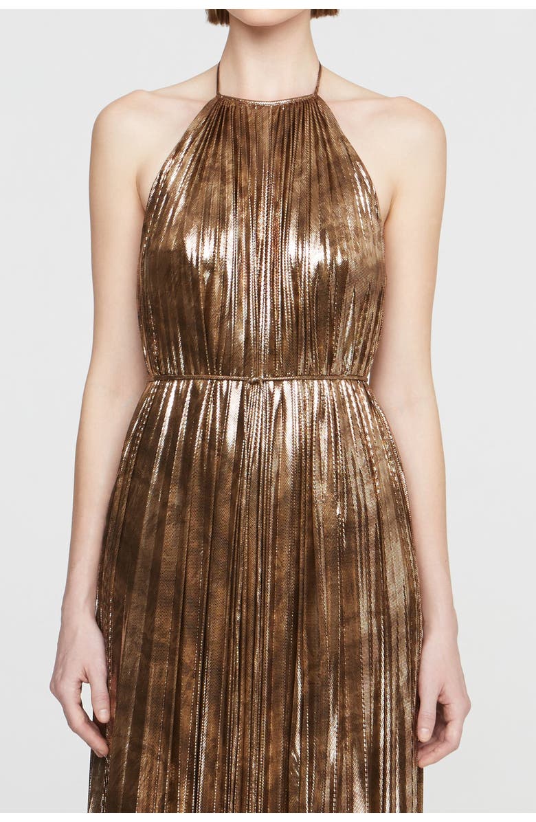 HALSTON Maxine Jersey Gown, Alternate, color, Copper