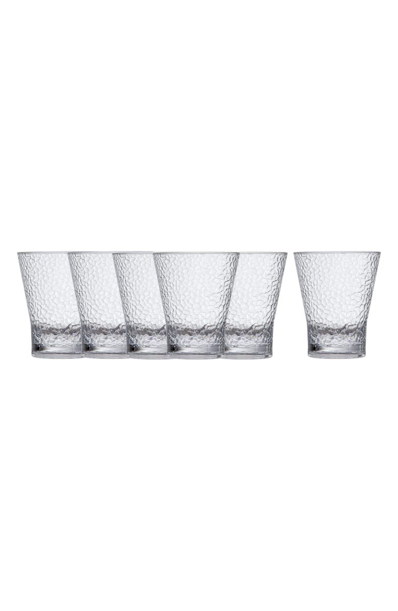 Fortessa Set of 6 Outdoor Juice Glasses, Main, color, Clear