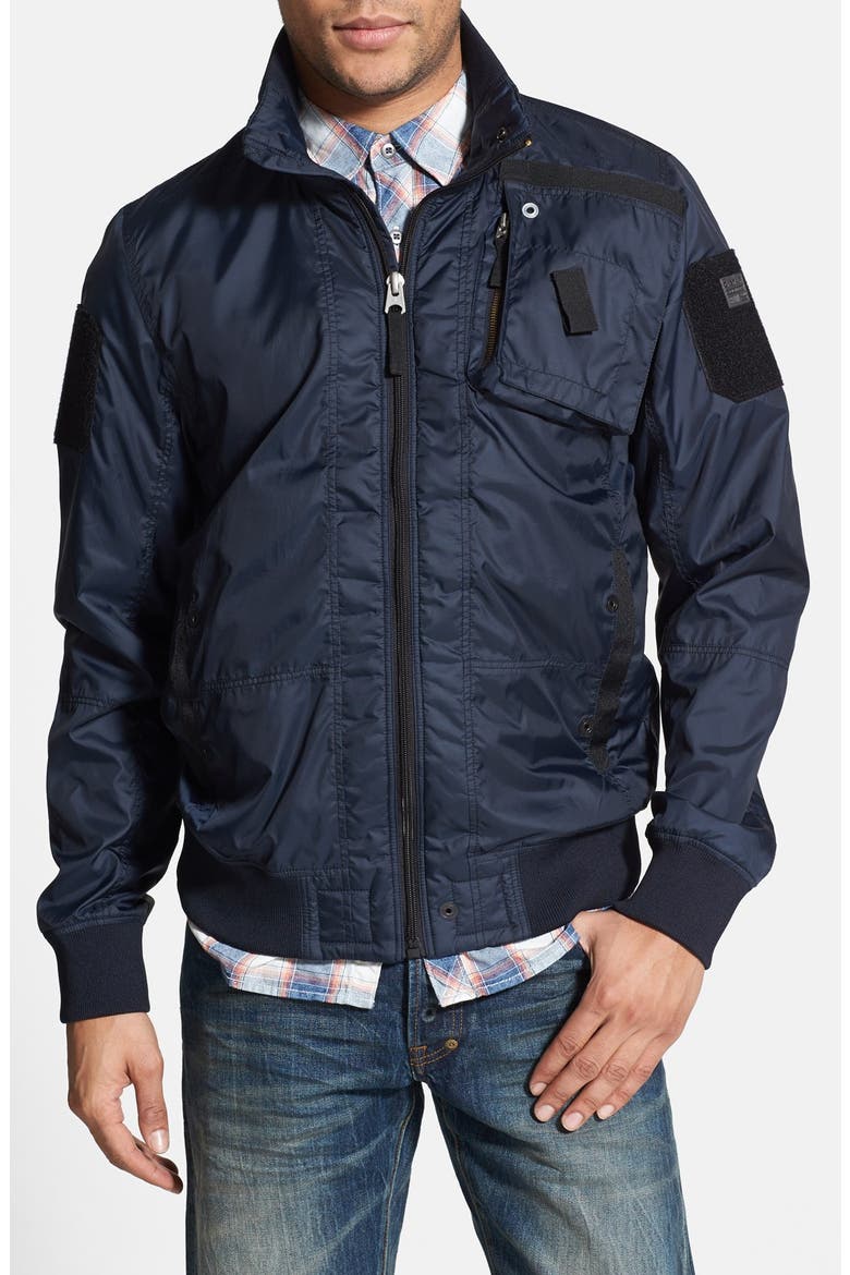 'Lockhart' Bomber Jacket, Main, color, MAZARINE BLUE