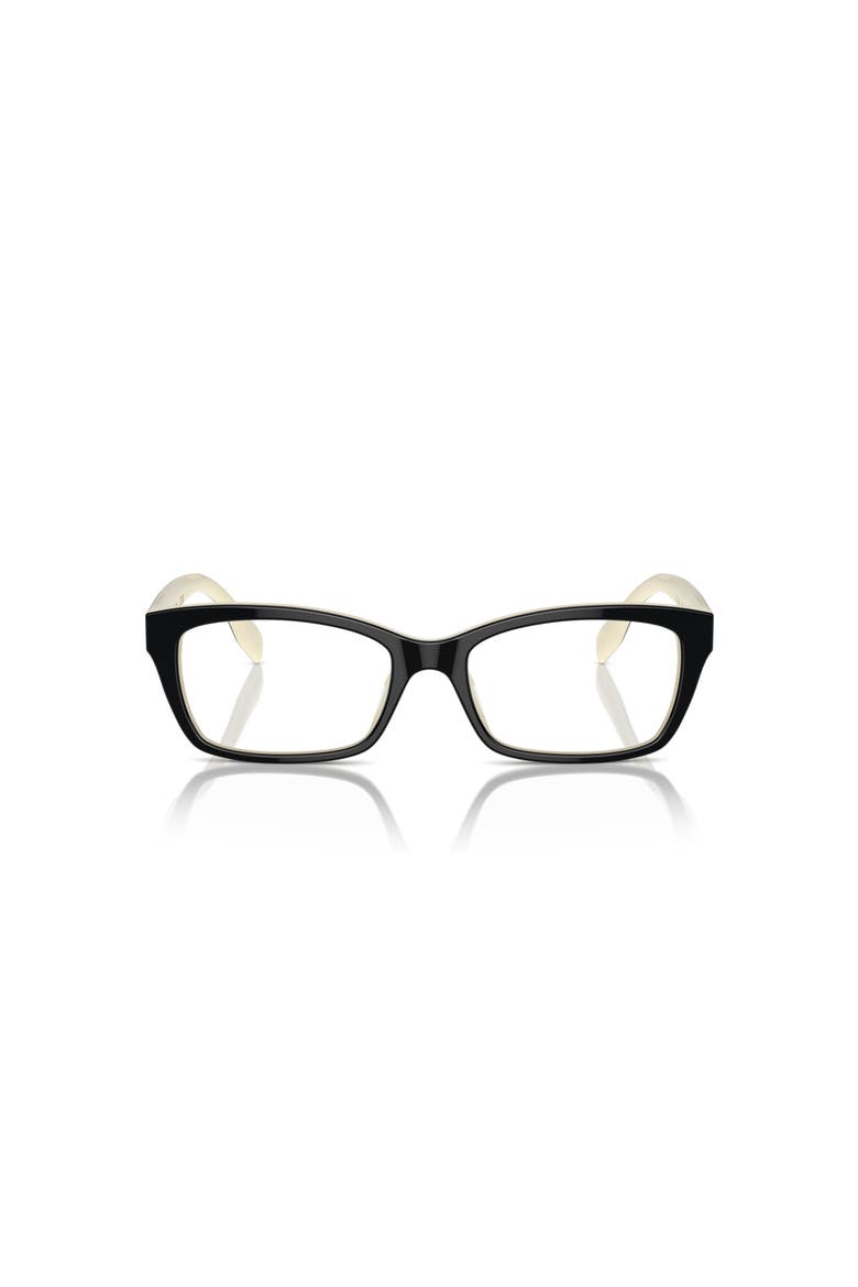 51mm Rectangle optical glasses, Alternate, color, Black