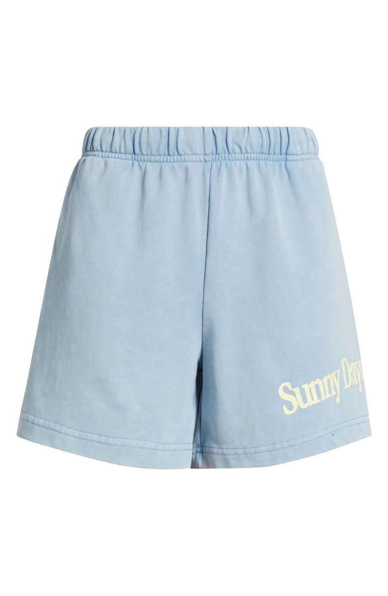 THE MAYFAIR GROUP Sunny Days Are Coming Sweat Shorts, Alternate, color, Vintage Blue