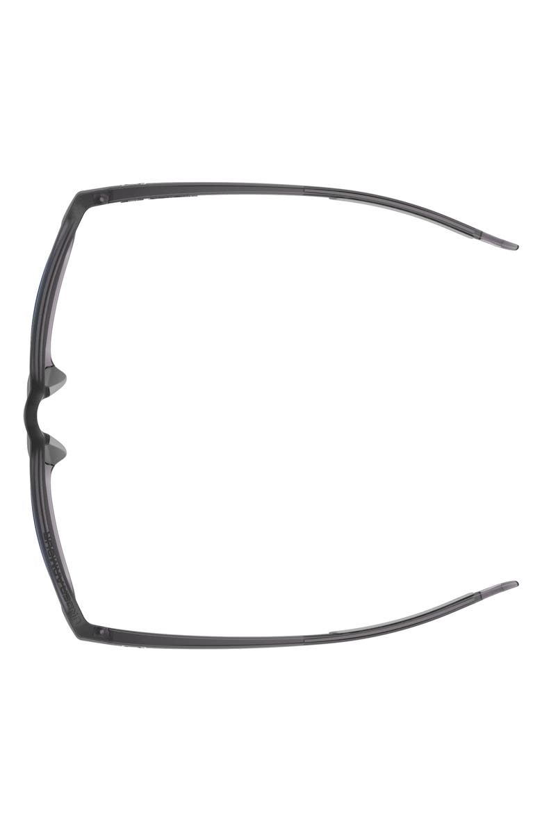 Under Armour Rumble Square Sunglasses, Alternate, color, Crystal Grey