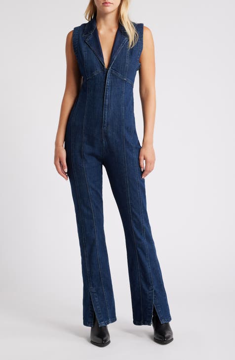 Ring the Alarm Denim Jumpsuit