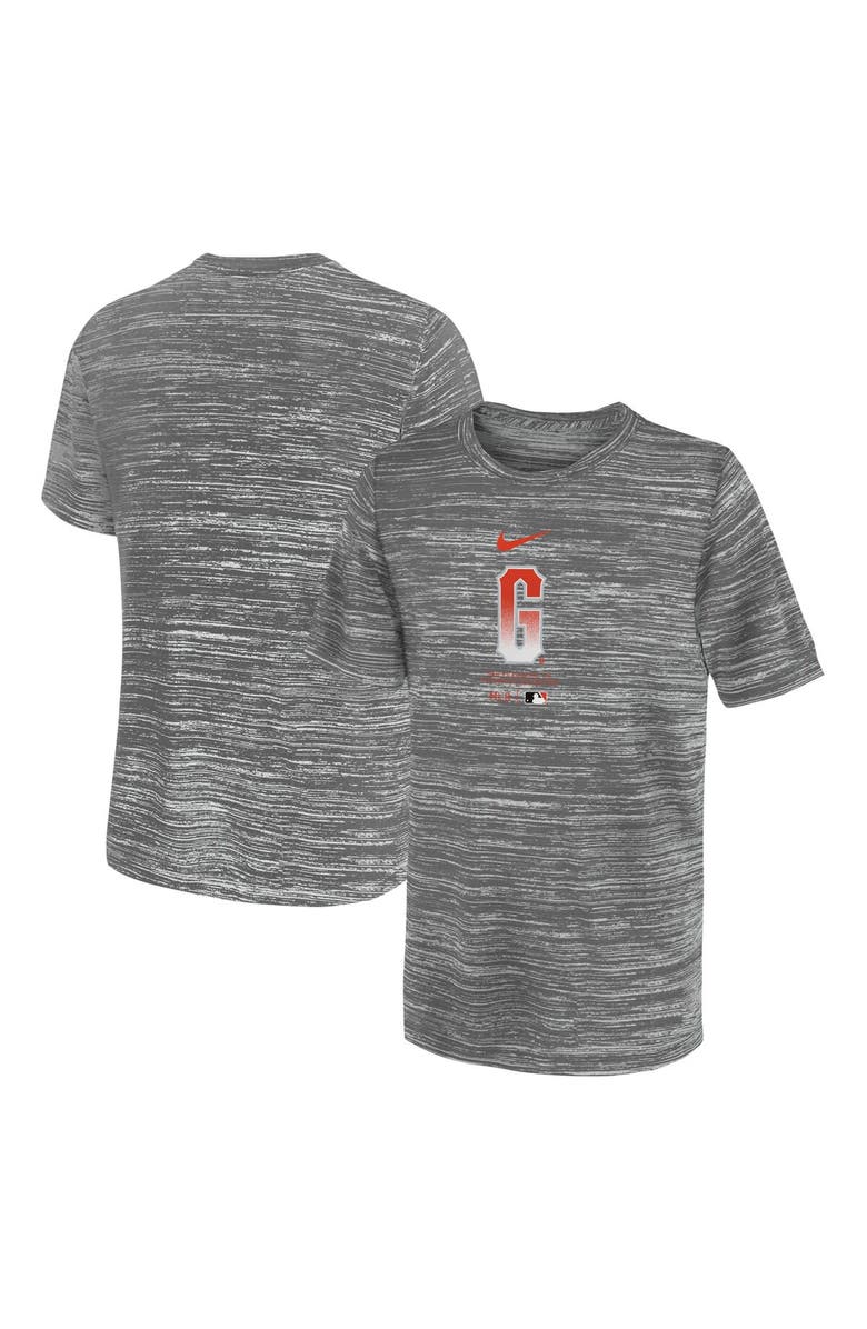 Nike Youth Nike Gray San Francisco Giants City Connect Practice Graphic Performance T-Shirt, Main, color, 
