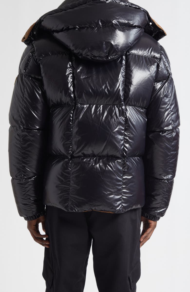 Moncler Parana Down Jacket with Removable Hood, Alternate, color, Black