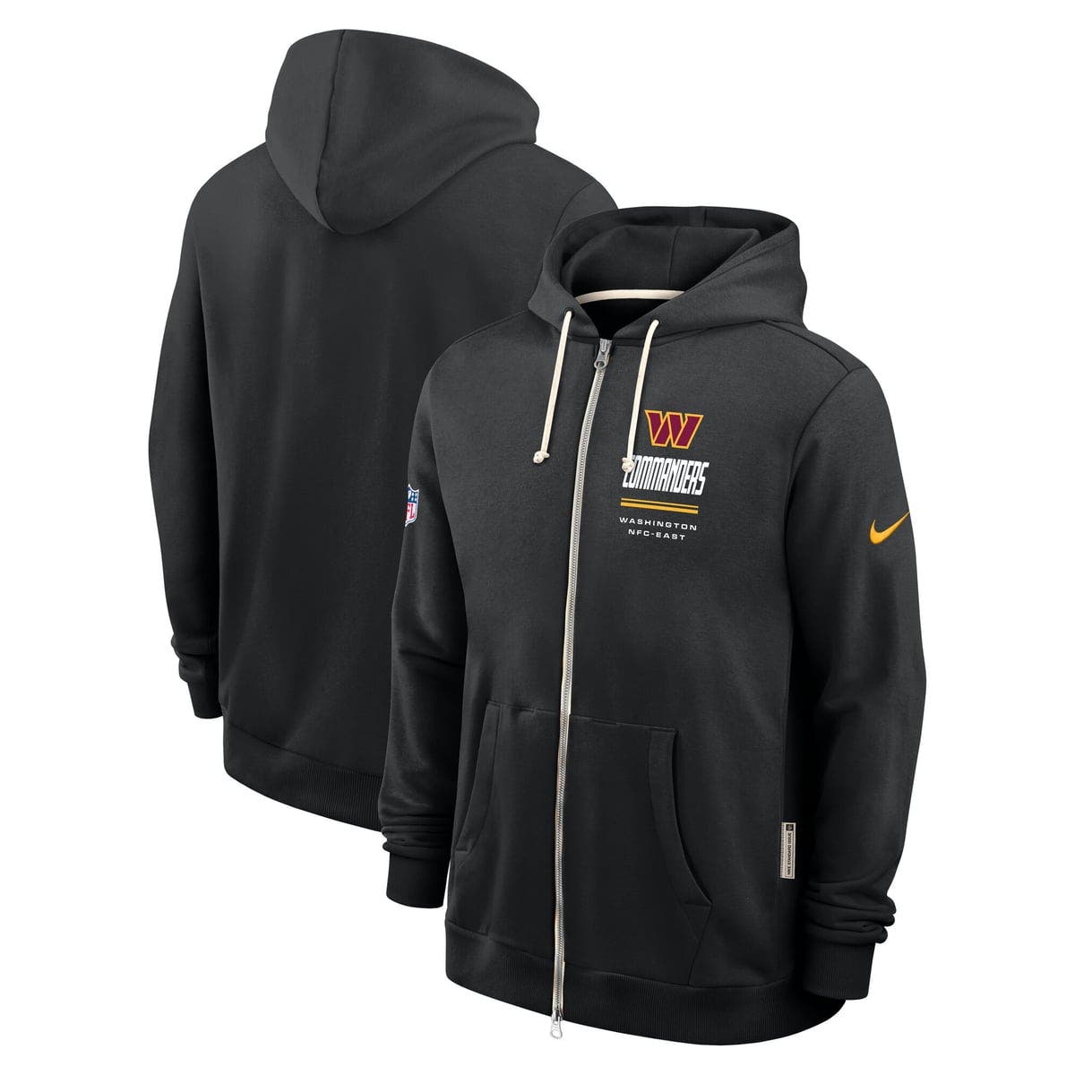 Nike Men's Nike Black Washington Commanders Sideline Standard Issue ...