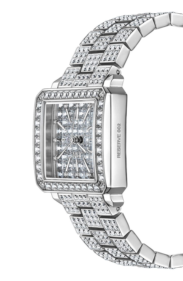 JBW Reserve Cristal Bracelet Watch, 28mm, Alternate, color, 