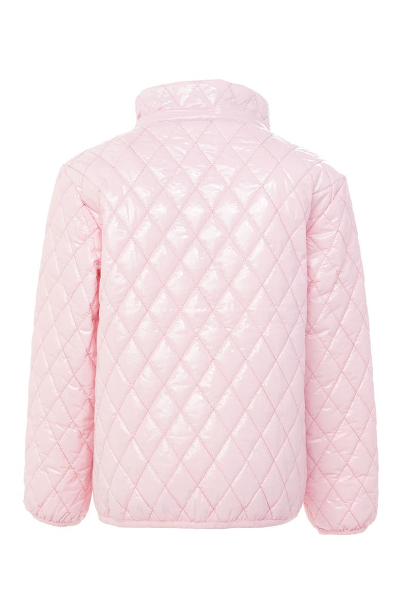 Northern Classics Girls Shiny Quilted Puffer Jacket, Alternate, color, Shiny Ballerina Pink