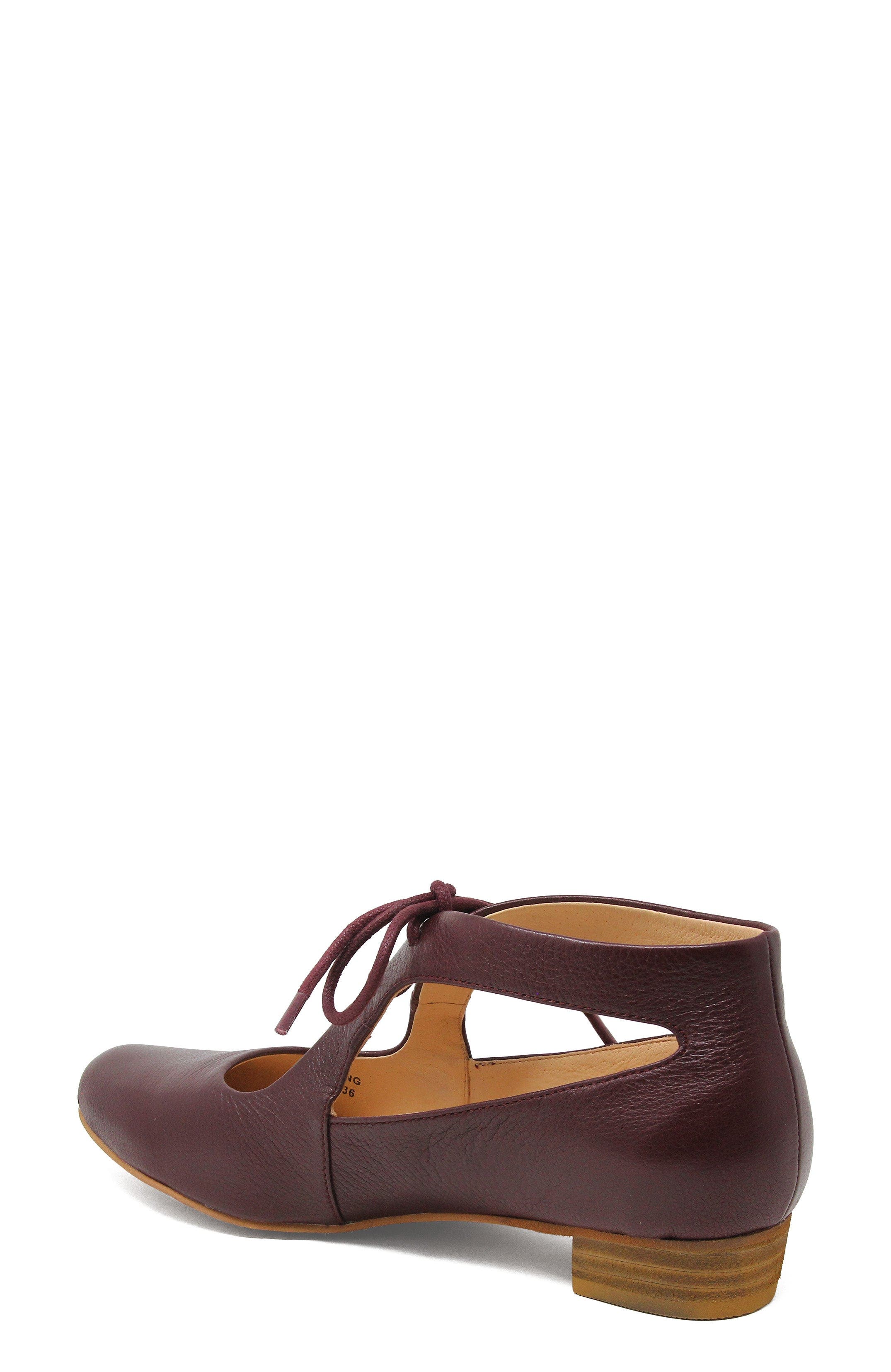 Ewing Tie Low Heel, Alternate, color, Burgundy