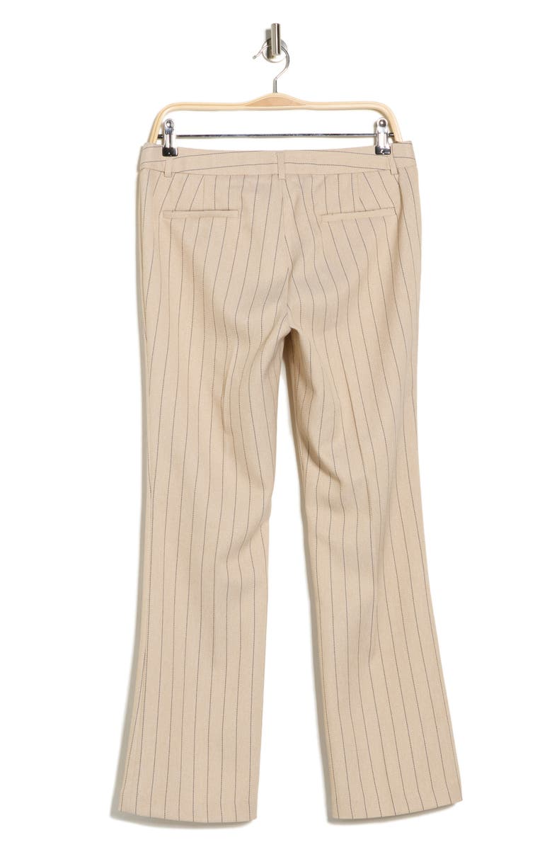 Amanda & Chelsea Ari Full Length Pants, Alternate, color, Natural/ Black Stripe