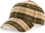 Valentino VLOGO Check Cotton Adjustable Baseball Cap