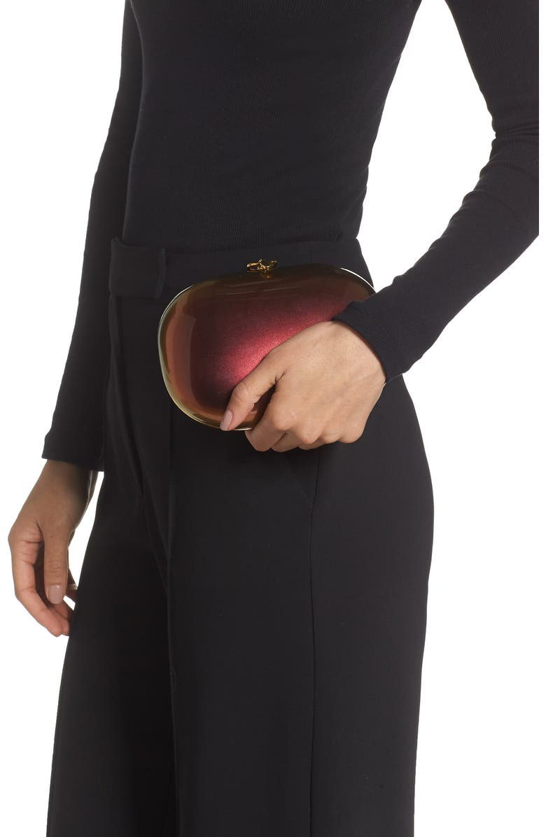 Jeffrey Levinson Elina Sunset Pearl Iridescent Clutch, Alternate, color,