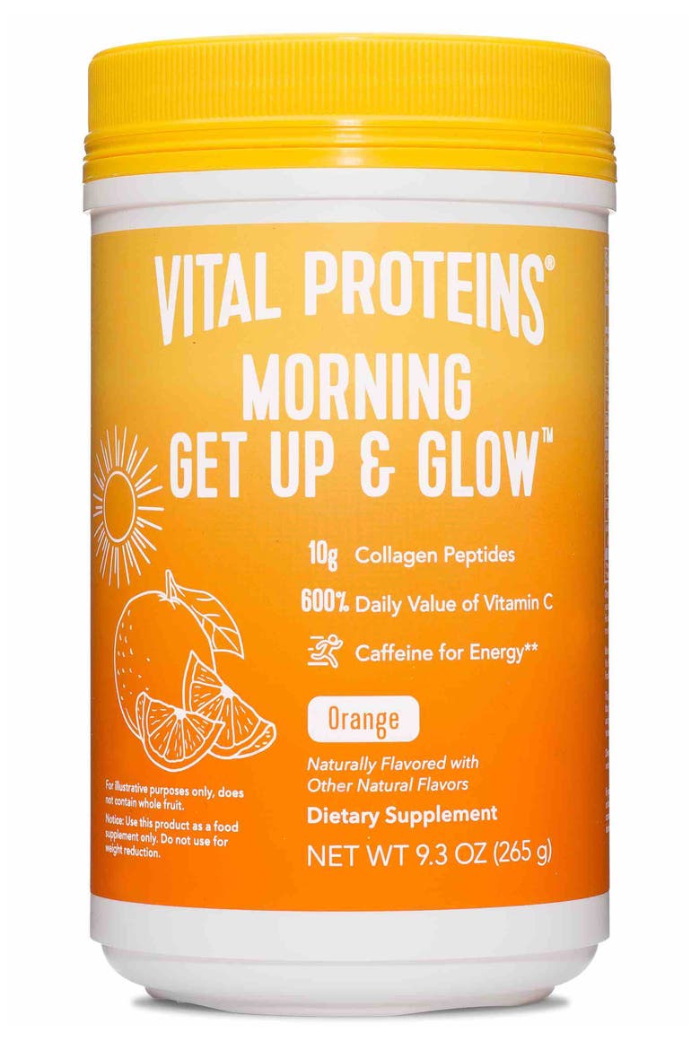 Morning Get Up & Glow Collagen Dietary Supplement Powder, Main, color, NO COLOR