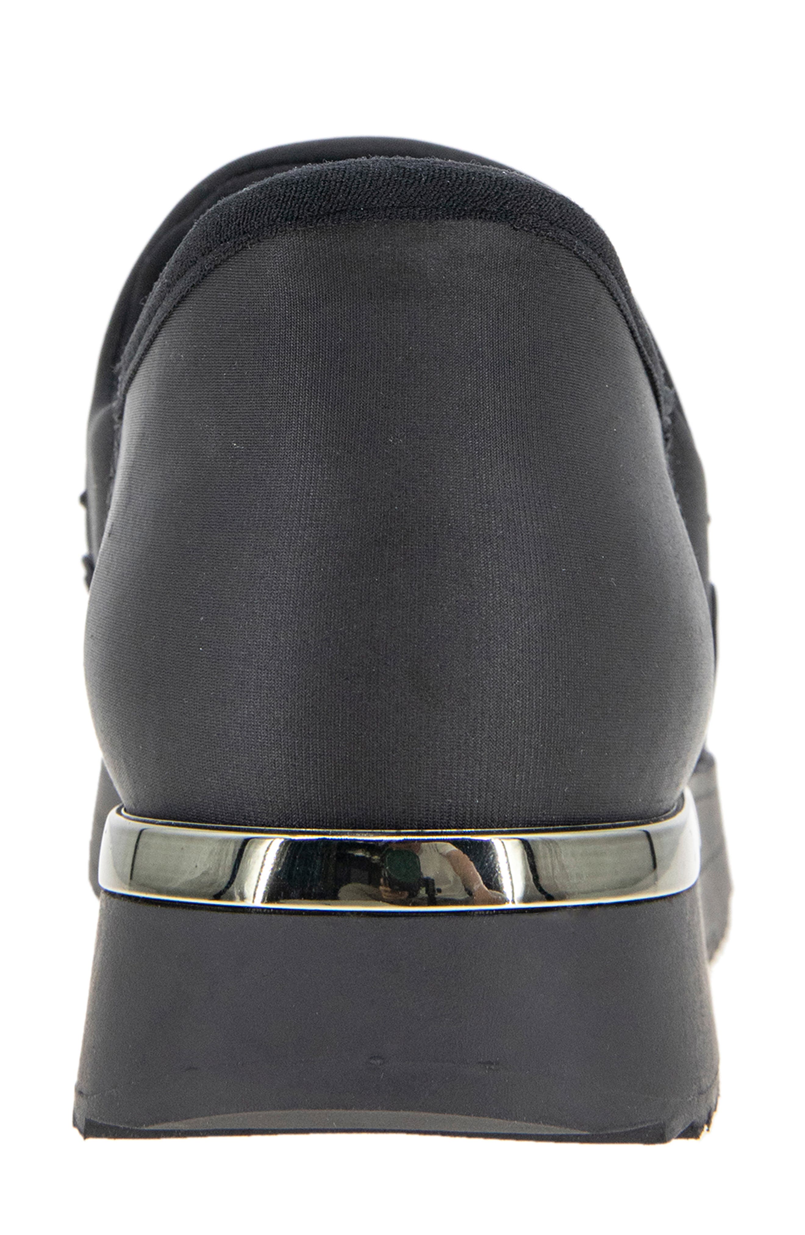 Cameron Rhinestone Sneaker, Alternate, color, BLACK NEOPRENE
