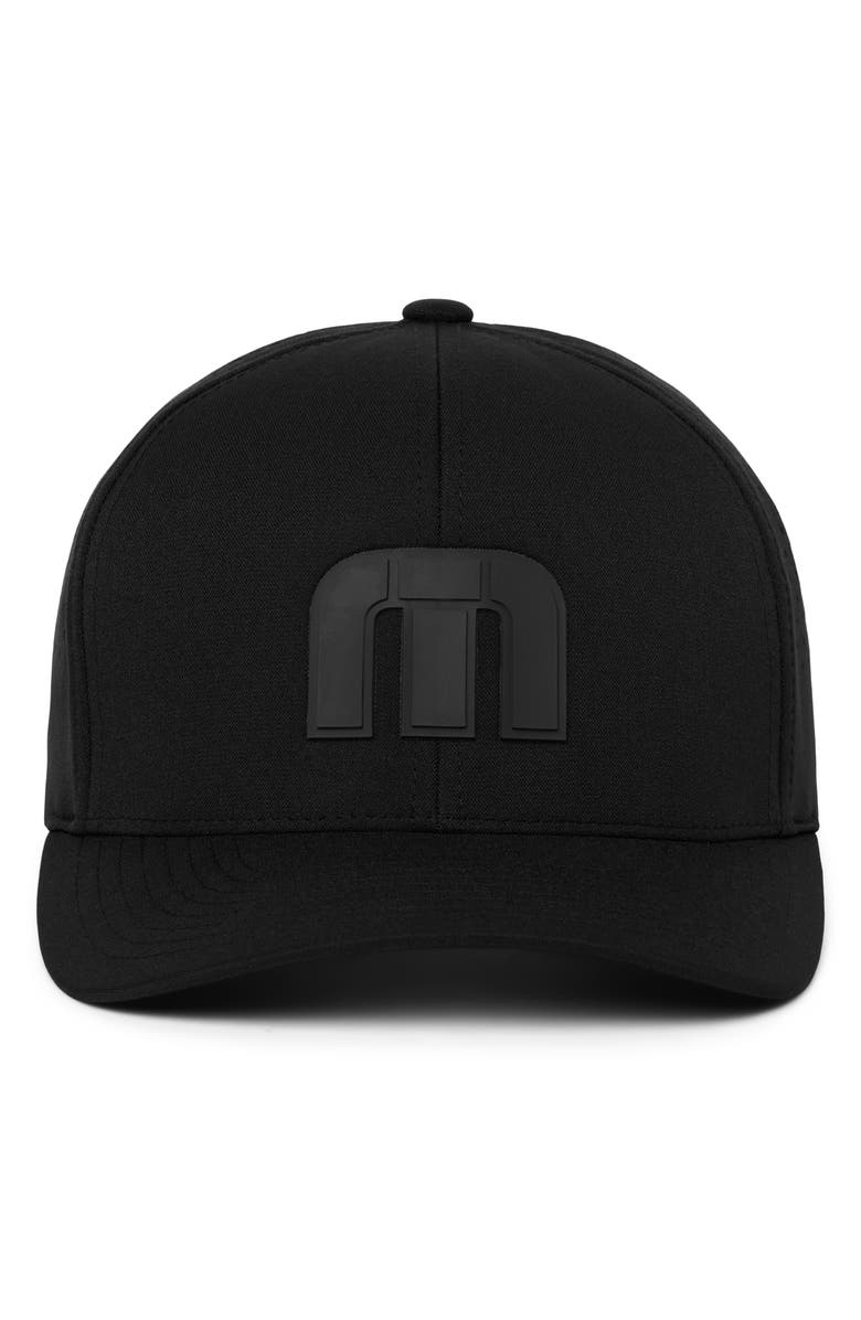 TravisMathew Bahamas Tech Snapback Hat, Alternate, color, Black