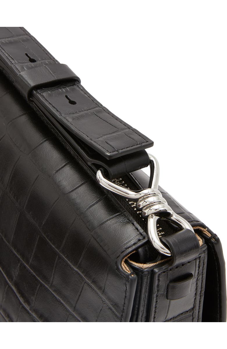 AllSaints Captain Leather Crossbody Bag, Alternate, color,