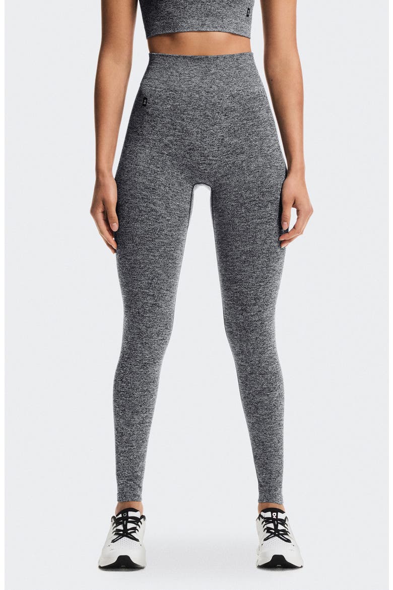 Studio Knit Seamless Leggings, Main, color, GRAPHITE HEATHER