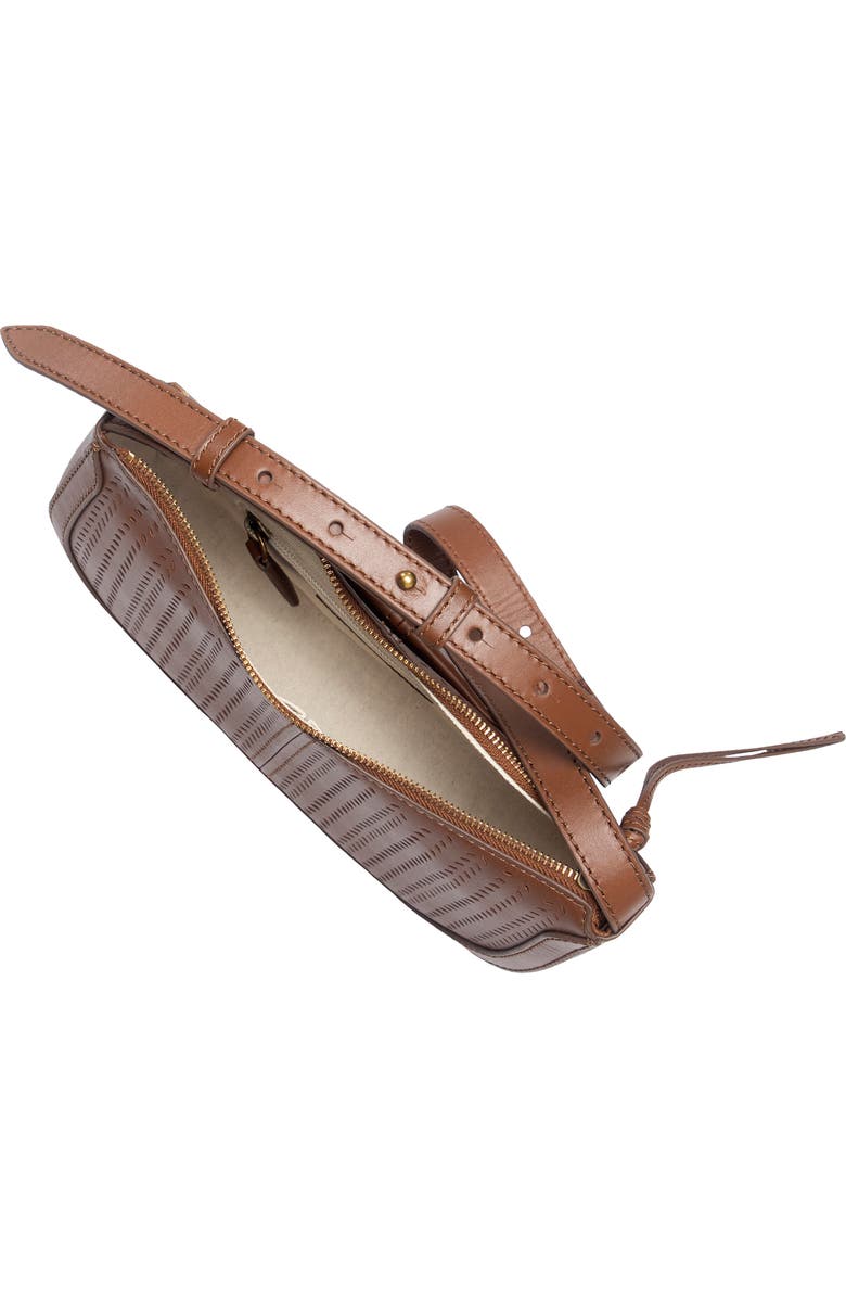 Frye Stella Baguette Shoulder Bag, Alternate, color, Cognac