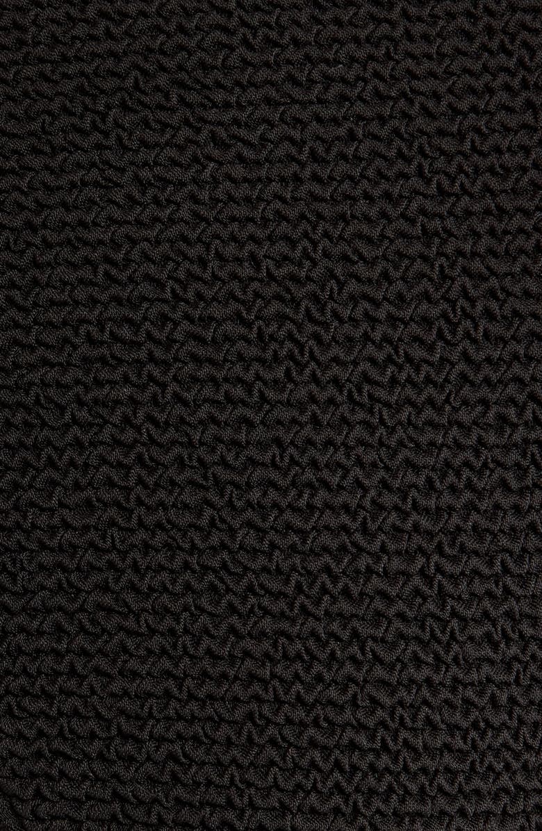 & Other Stories Textured V Bikini Bottoms, Alternate, color, Black Dark