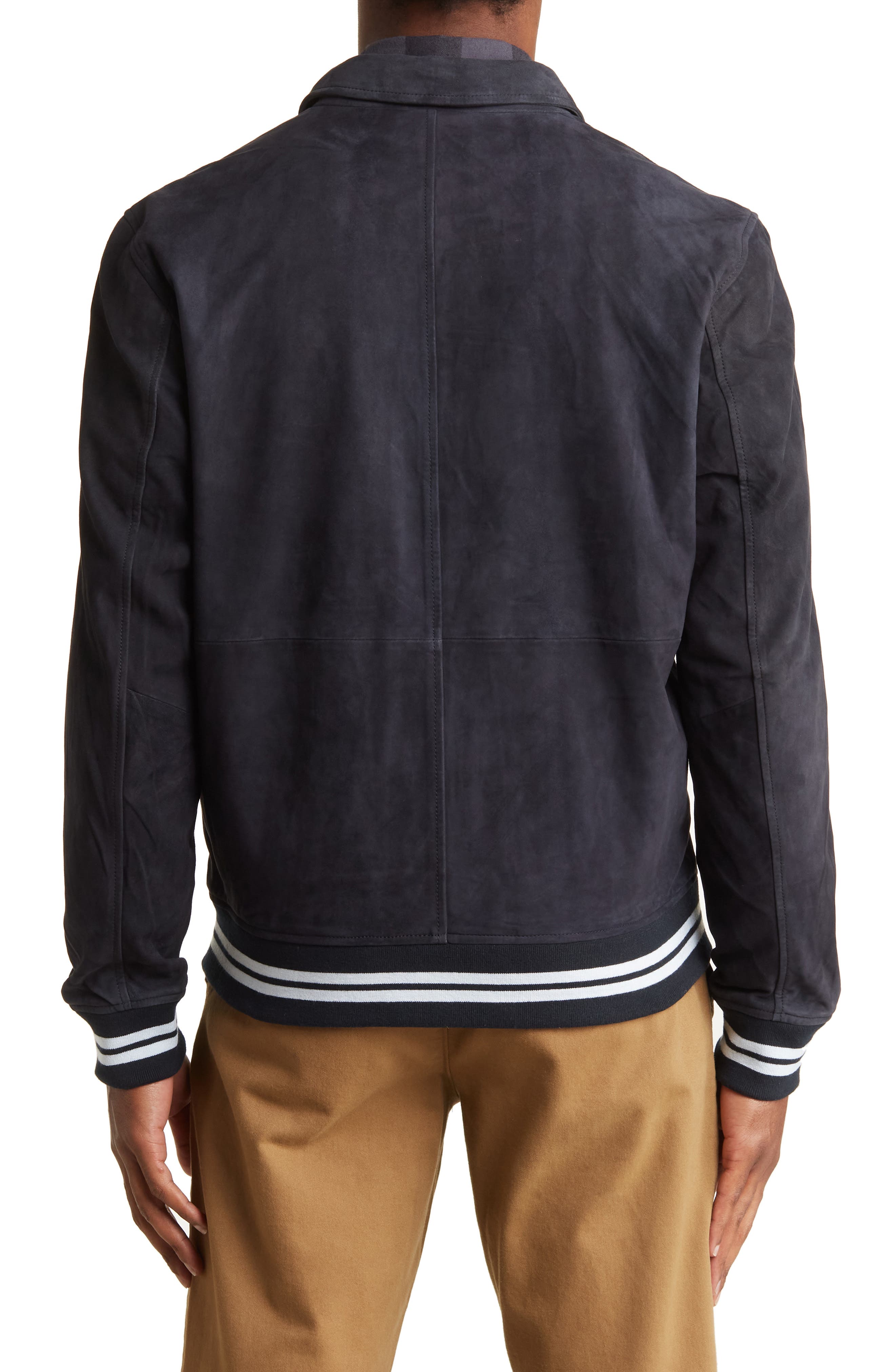 Slate & Stone Suede Varsity Jacket (Men) | Nordstromrack