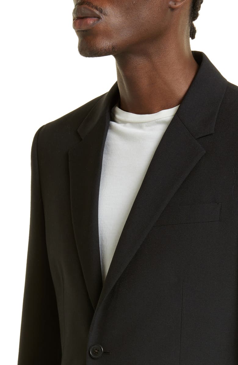 Off-White Corp Slim Fit Wool Sport Coat, Alternate, color, Black