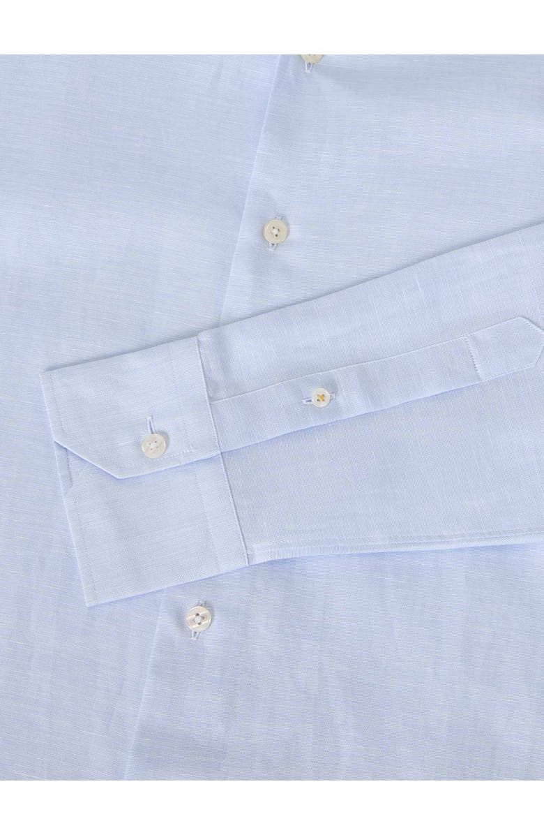 Robert Talbott Reynolds Cotton Linen Blend Shirt in Contemporary fit, Alternate, color, Blue