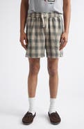 PHIPPS Kennedy Plaid Cotton Flannel Shorts