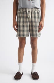 PHIPPS Kennedy Plaid Cotton Flannel Shorts