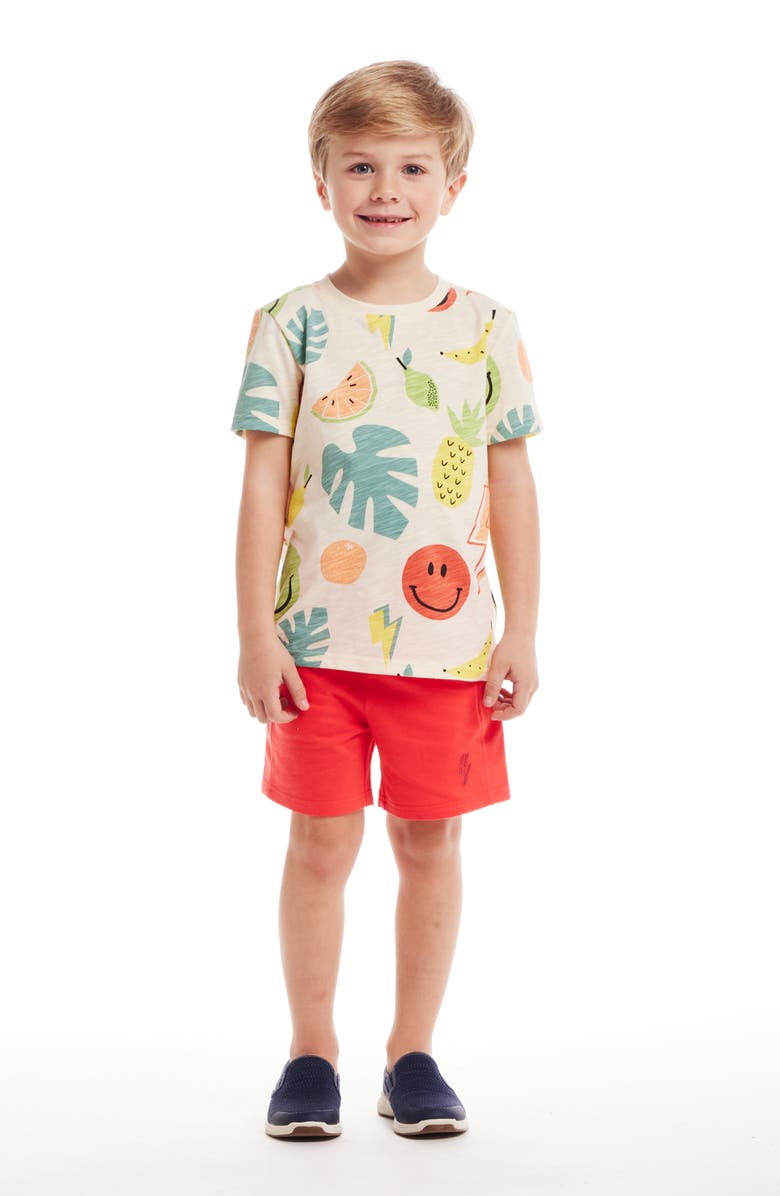 Andy & Evan Kids' Shark Graphic T-Shirt & Shorts Set, Alternate, color, 