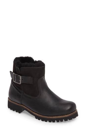 Blackstone Ol06 Genuine Shearling Lined Bootie In Black