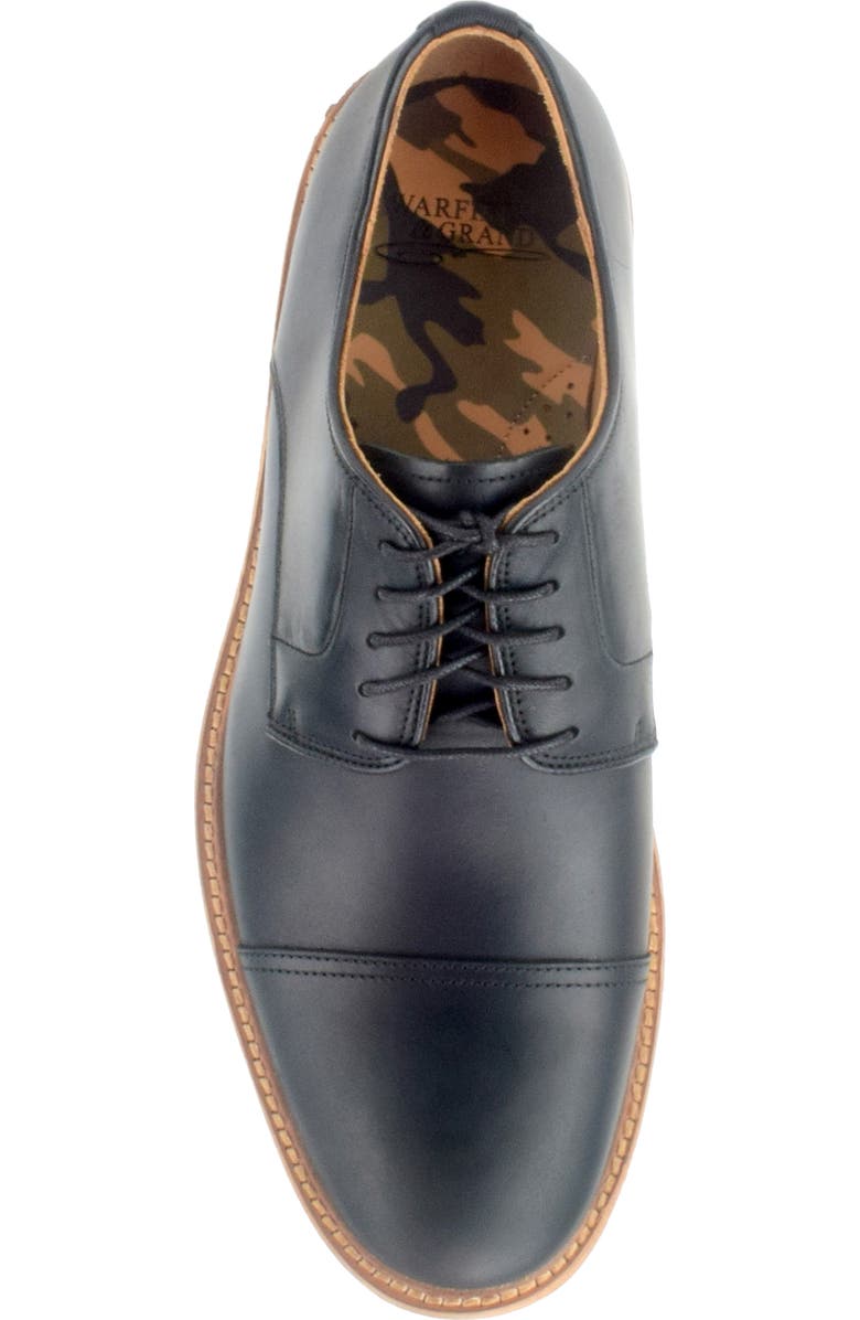 Warfield & Grand Clement II Cap Toe Derby, Alternate, color, Black