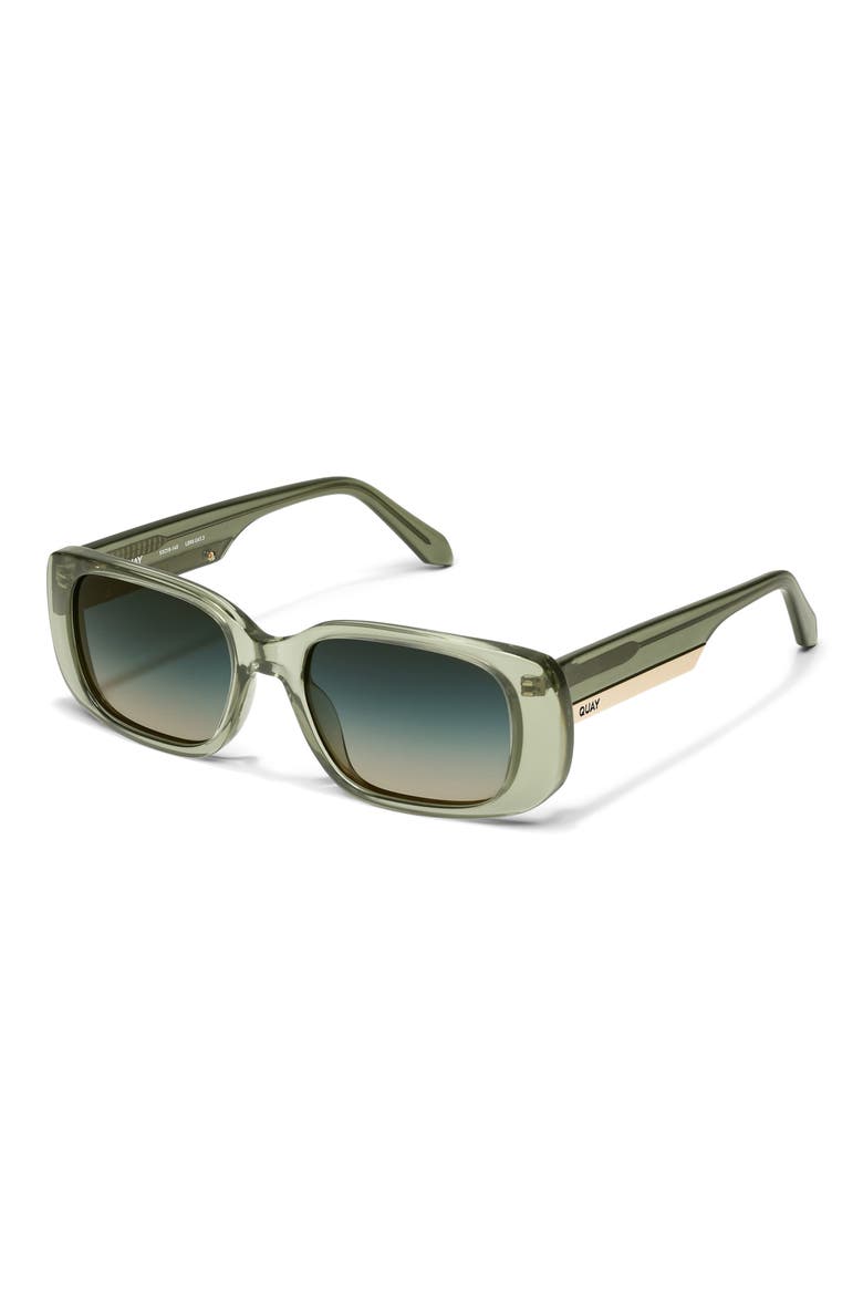 53mm Karma Square Gradient Sunglasses, Alternate, color, MOSS/ PALM TAUPE