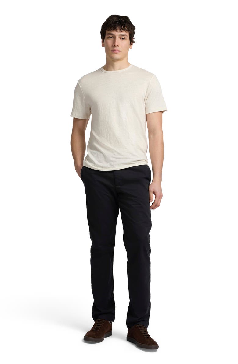 Onia Stretch Cotton Chino Pant, Main, color, Black