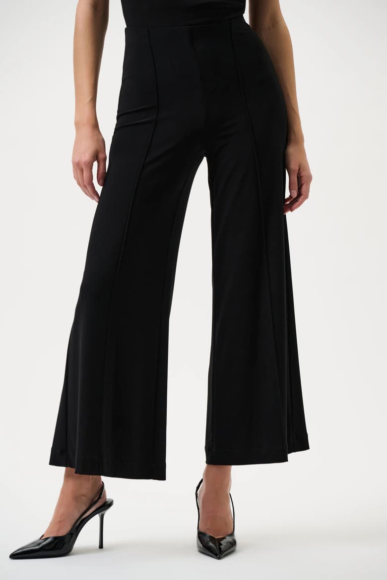 Classic Pull-On Wide Leg Pants, Main, color, Black