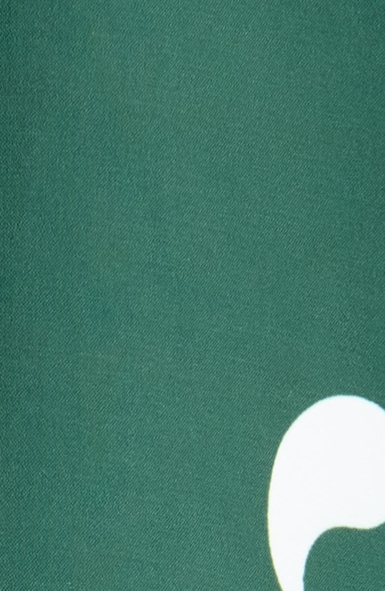 Malbon Golf x CLOT Oversize Patchwork Print Cotton Jacket, Alternate, color, Green