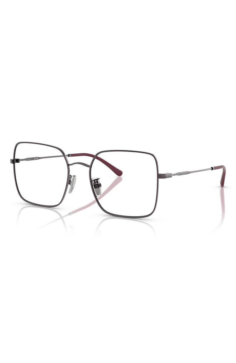 VOGUE 54mm Square Optical Glasses, Alternate, color, Violet