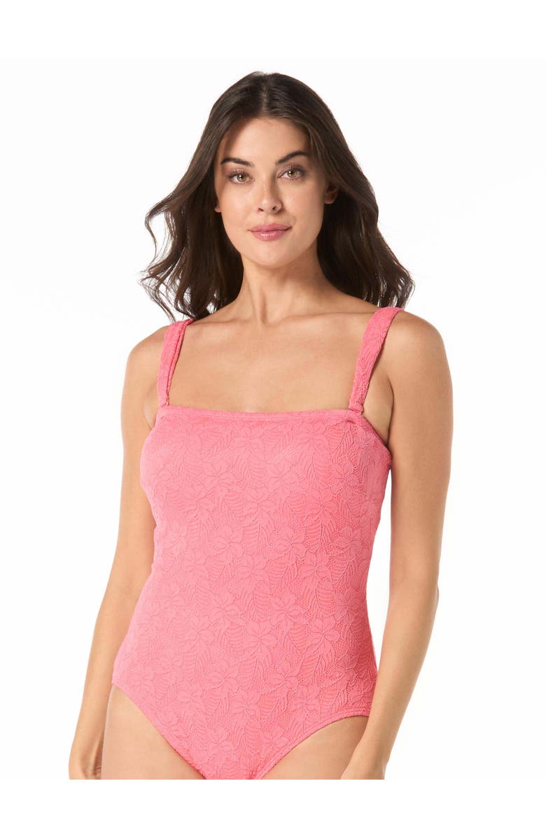 Coco Contours Galena One Piece Swimsuit, Alternate, color, Camelia