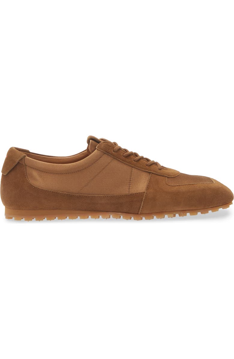 aeyde Uma Two-Tone Sneaker, Alternate, color, Tobacco
