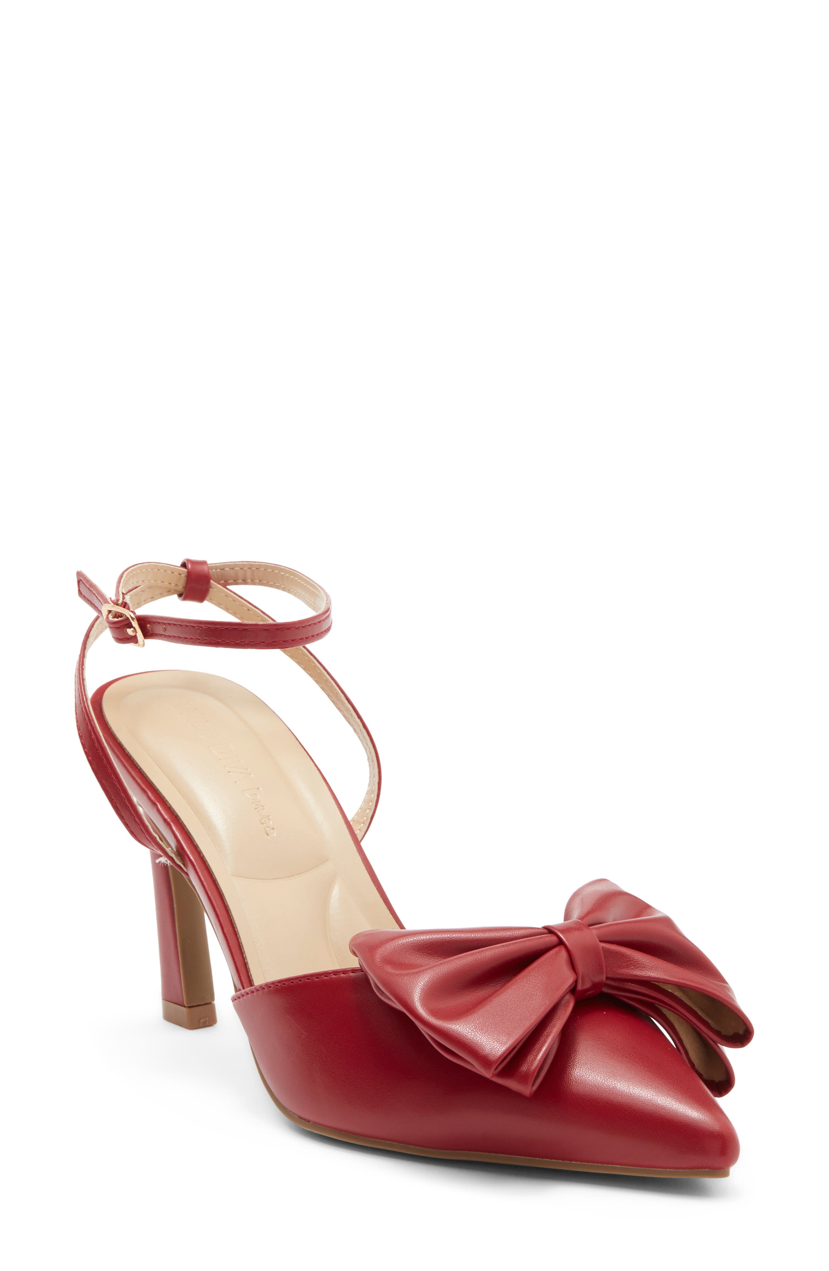 DARK RED PU