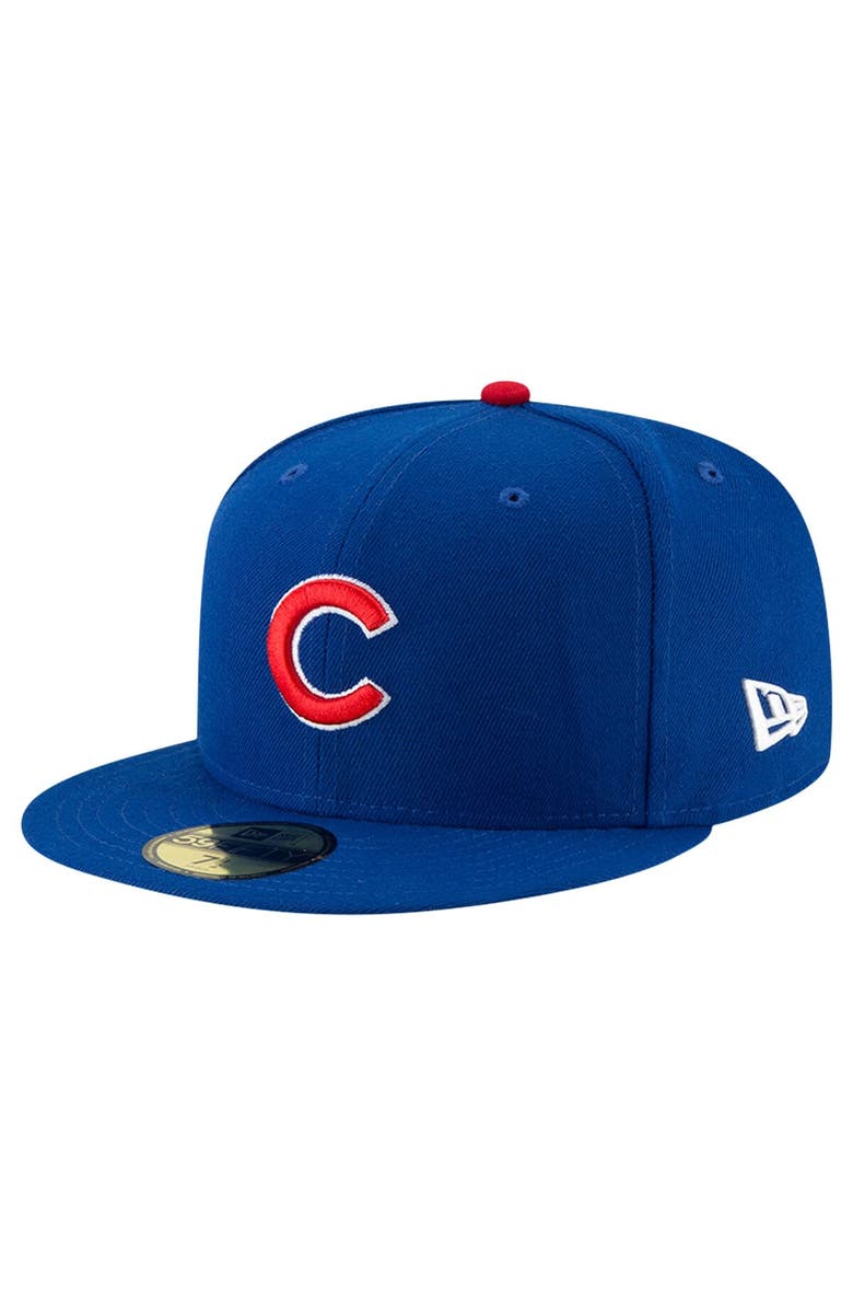 New Era Men's New Era  Royal Chicago Cubs Buck O'Neil On Field 59FIFTY Fitted Hat, Alternate, color, Royal
