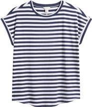 Caslon® Cuff Sleeve T-Shirt