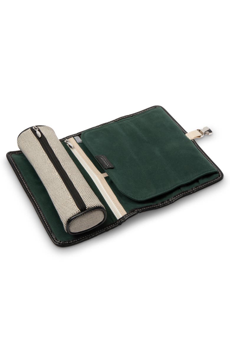 Stephanie Johnson Tropea Onyx Ashley Jewelry Roll, Alternate, color, Black