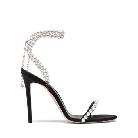 Lady Antoinette 100 Pearl Stiletto Sandal