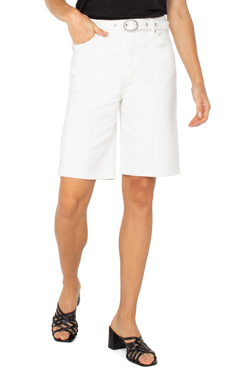 Liverpool Los Angeles Yacht Belted Cropped Jeans, Alternate, color, 