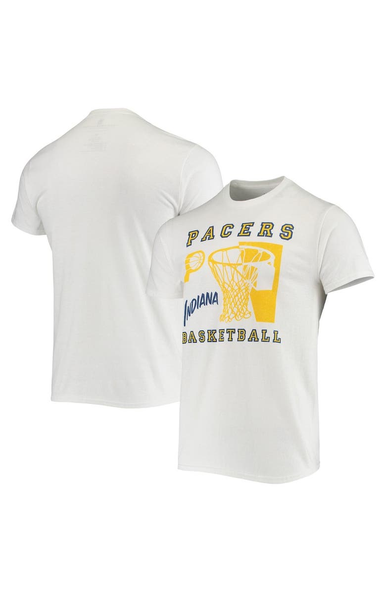 Junk Food Men's Junk Food White Indiana Pacers Slam Dunk T-Shirt, Main, color, 